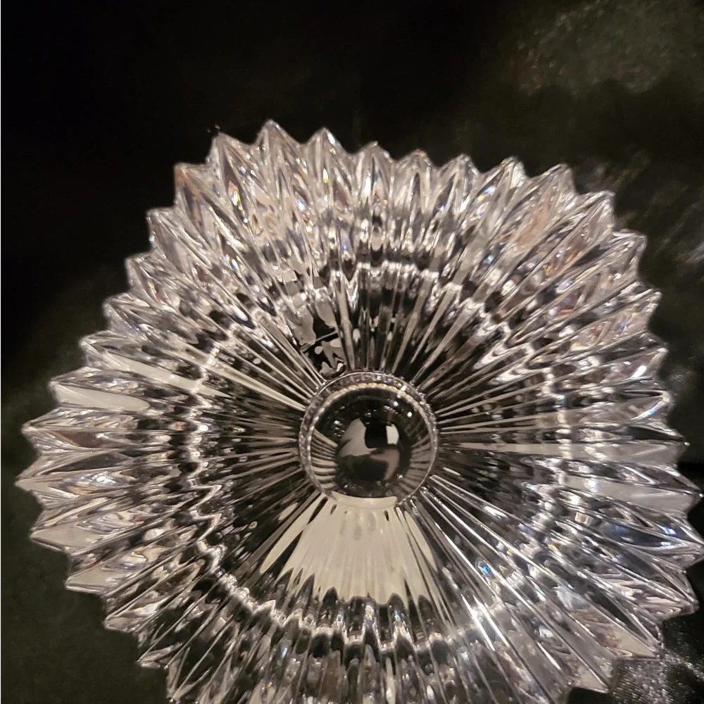 Mikasa Silver Glass Art Intricate Patterns
